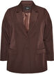 Klassischer Blazer mit Knopfverschluss, Braun, Packshot image number 0