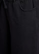 Jeans mit lockerer Passform, elastischem Bund und Tunnelzug, Schwarz, Packshot image number 2