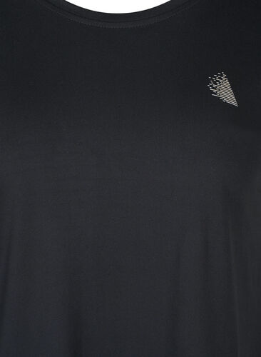 Kurzärmeliges Trainings-T-Shirt, Black, Packshot image number 2