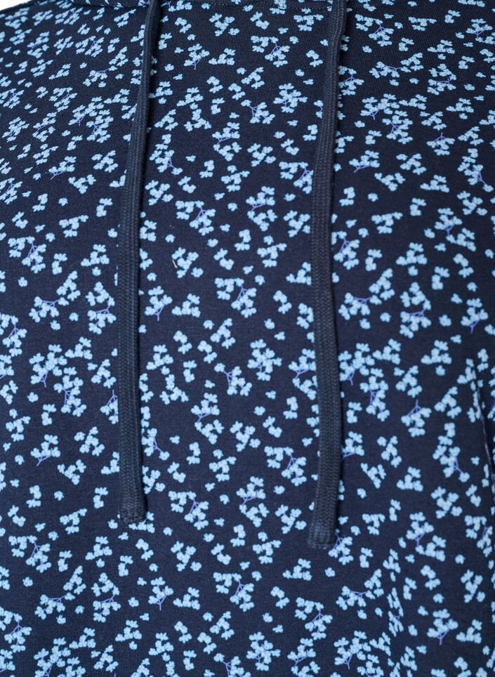 Hoodie mit All-over-Print, Blau, Packshot image number 2