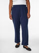 Hose mit gerader Passform, Blau, Model image number 3