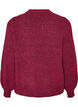 Strickjacke aus weichem Strick mit goldfarbenen Kn&ouml;pfen, Rot, Packshot image number 1