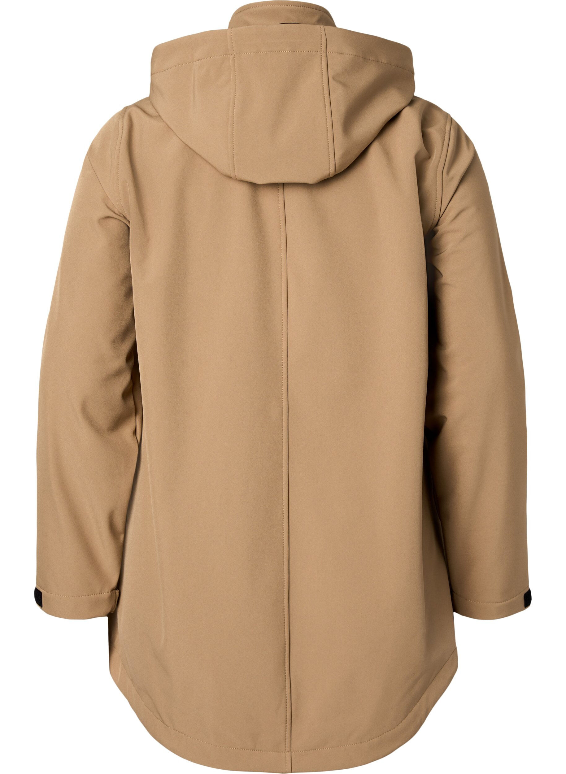 Zizzi Softshell-Jacke mit abnehmbarer Kapuze, Amphora, Packshot image number 1