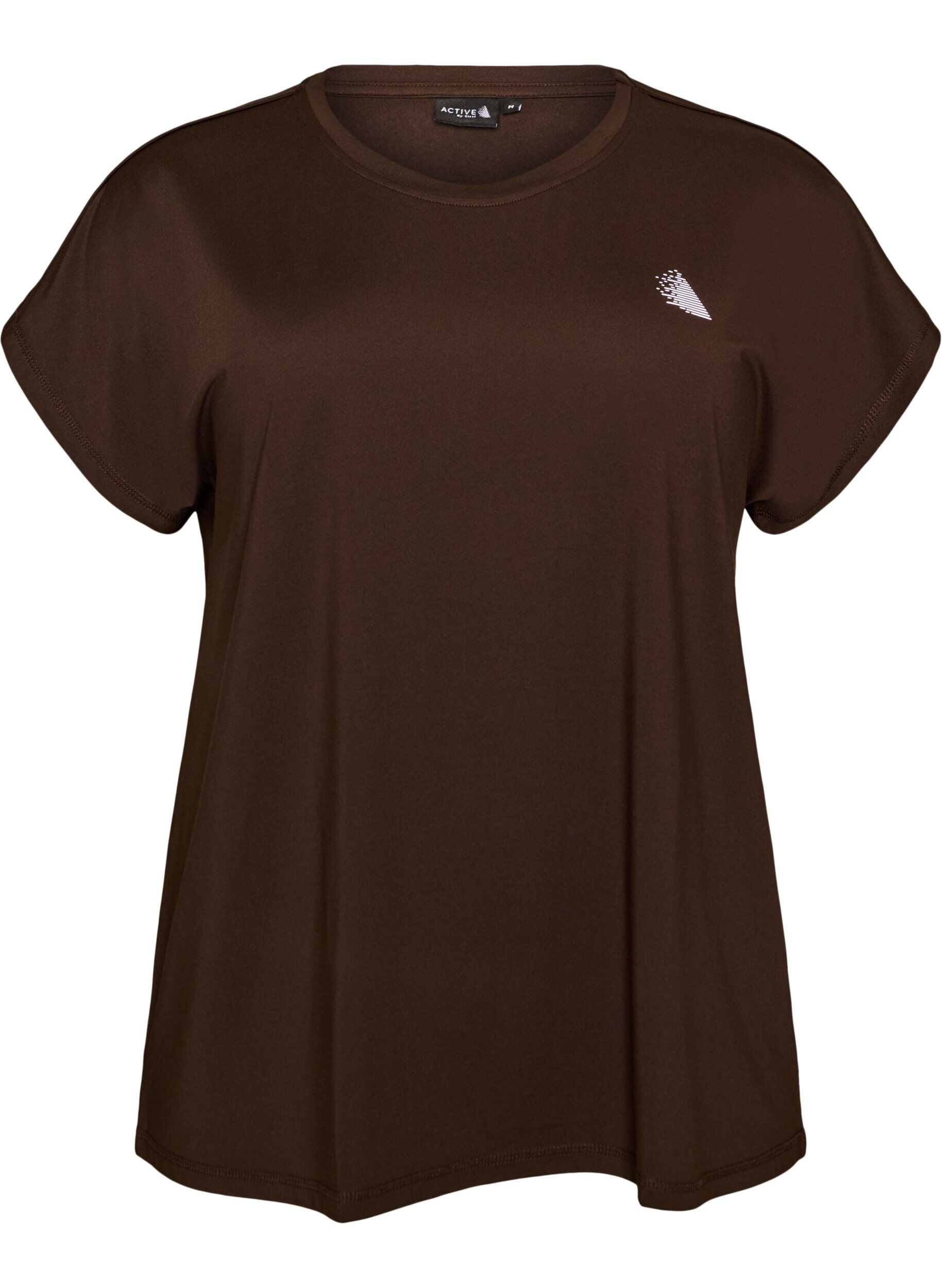Einfarbiges Trainings-T-Shirt