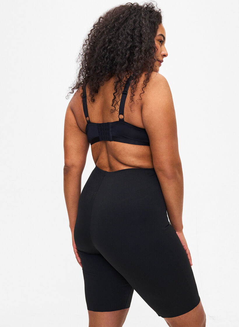 Leichte Formw&auml;sche lange Shorts, Schwarz, Model image number 1