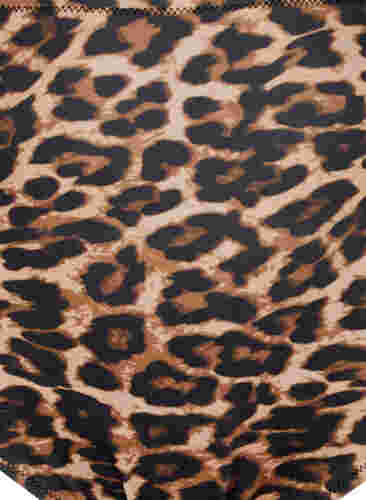 Hoch taillierte Bikini-Hose mit Leopardenprint, Leopard Print, Packshot image number 2