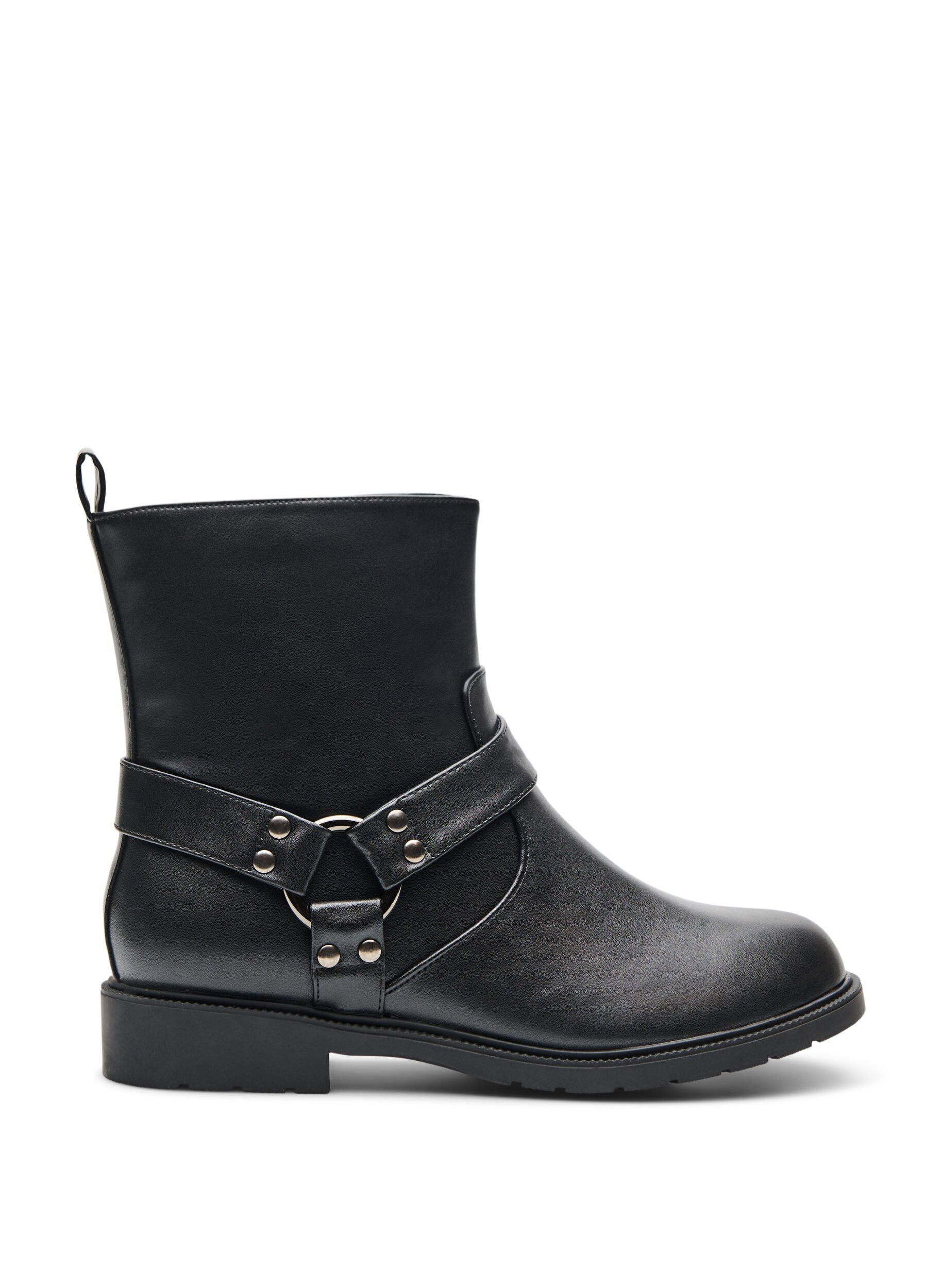 Kurzer Bikerstiefel