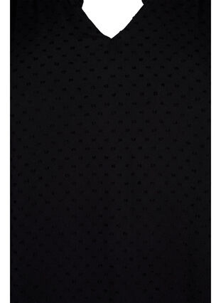 Langärmelige Bluse mit Smock- und Rüschendetails, Black, Packshot image number 2