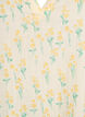 Kurzes A-Linien-Kleid aus Baumwollmusselin, Gelb, Packshot image number 2