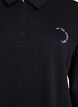 Sportlicher Sweatshirt mit Kragen, Schwarz, Packshot image number 2