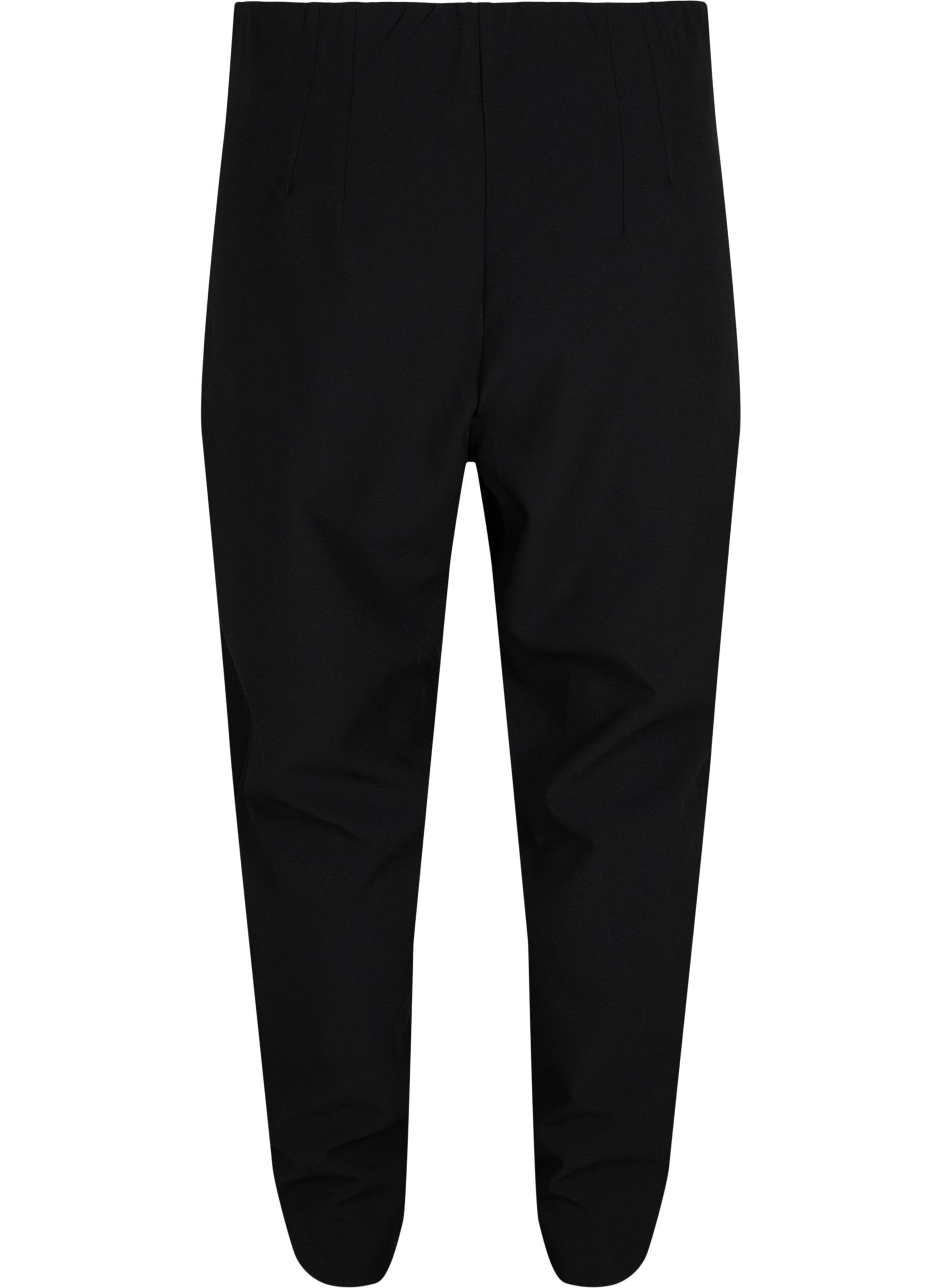 ZizziKlassische Hose mit hoher Taille, Schwarz, Packshot image number 1