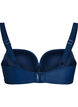 Bikinioberteil mit B&uuml;gel und Raffung, Blau, Packshot image number 1
