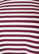 Lang&auml;rmeliges Nachtoberteil aus geripptem Jersey mit Streifen, Rot, Packshot image number 2