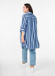 Kleid mit Kragen und Brusttasche, Blau, Model image number 2
