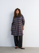 Knielanges Hemdblusenkleid mit Karomuster, Braun, Model image number 3