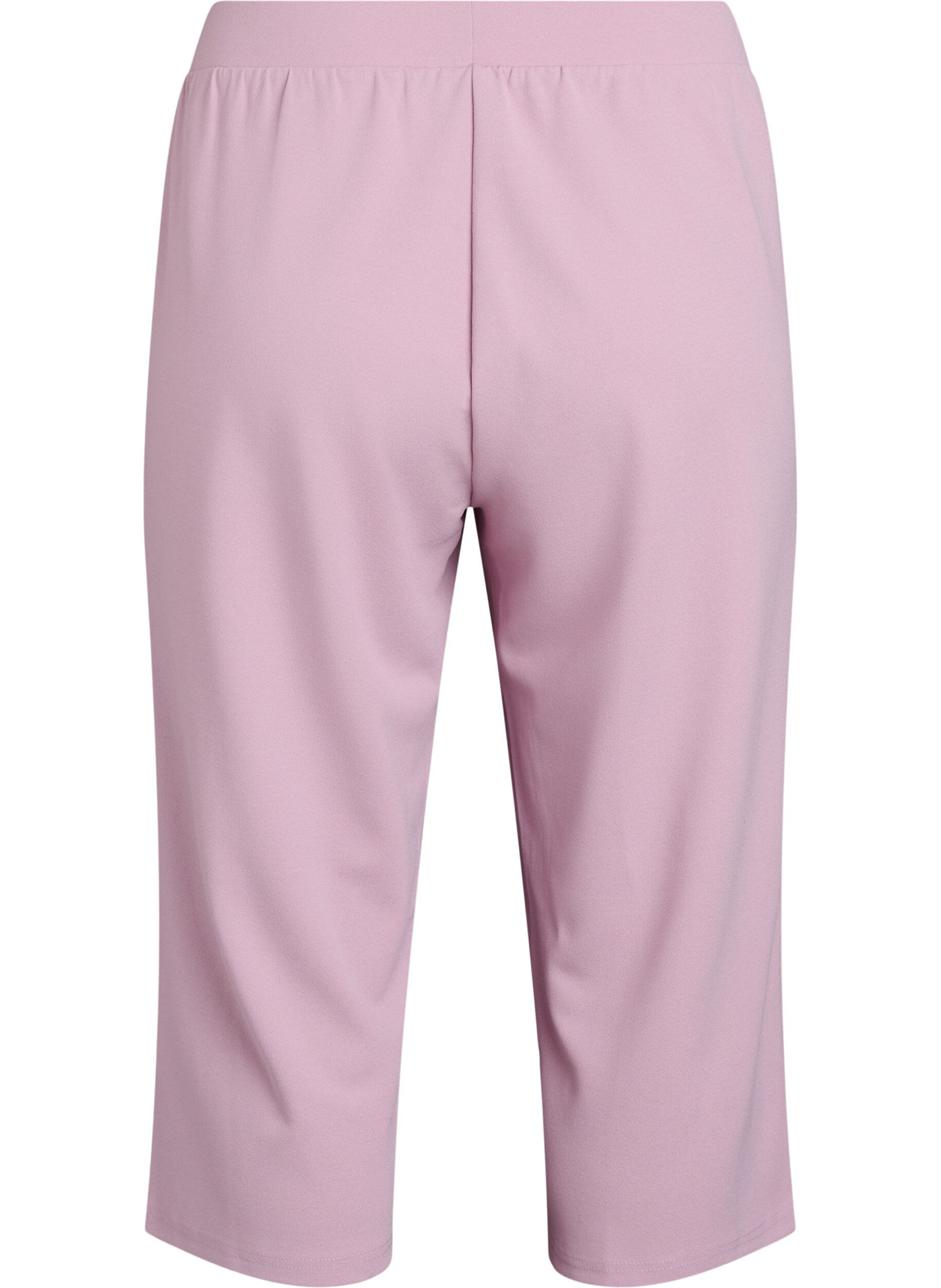 Zizzi Hochtaillierte Knickerbocker mit lockerem Schnitt, Rot, Packshot image number 1