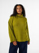 Stricktop mit Rollkragen, Gr&uuml;n, Model image number 0