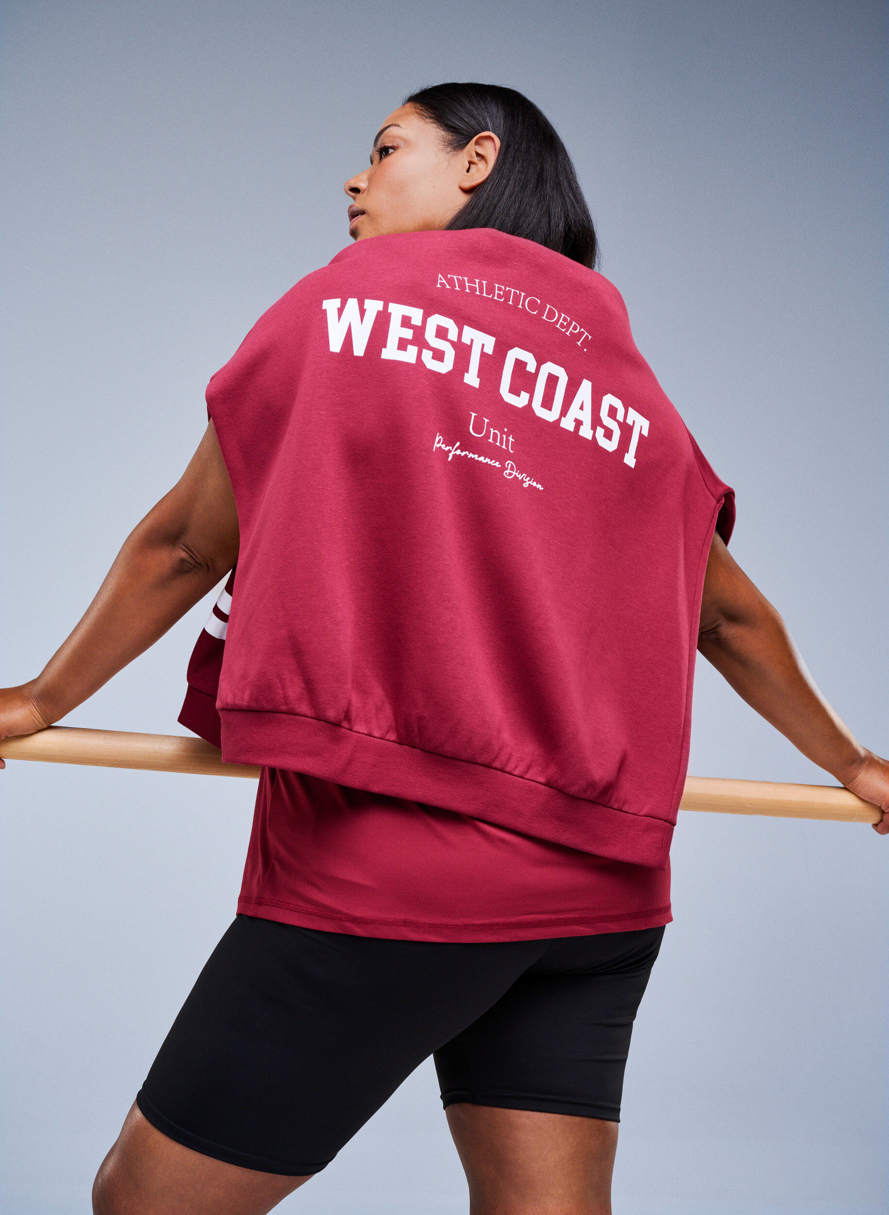 Einfarbiges Trainings-T-Shirt