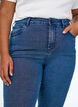Amy Super Slim Fit Jeans mit hoher Taille, Blau, Model image number 2