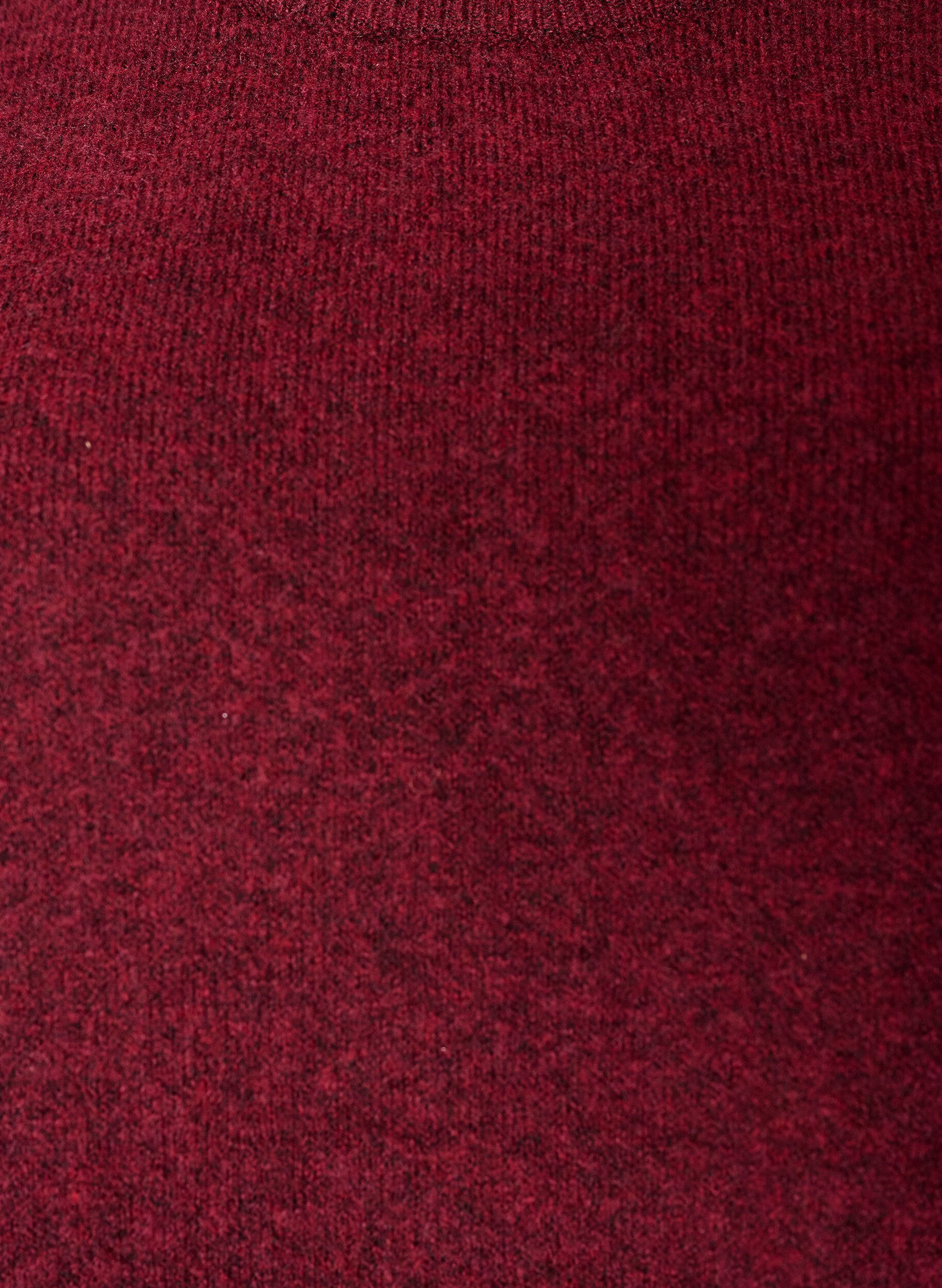 ZizziLocker sitzende Strickshirt mit kurzen &Auml;rmeln, Rot, Packshot image number 2