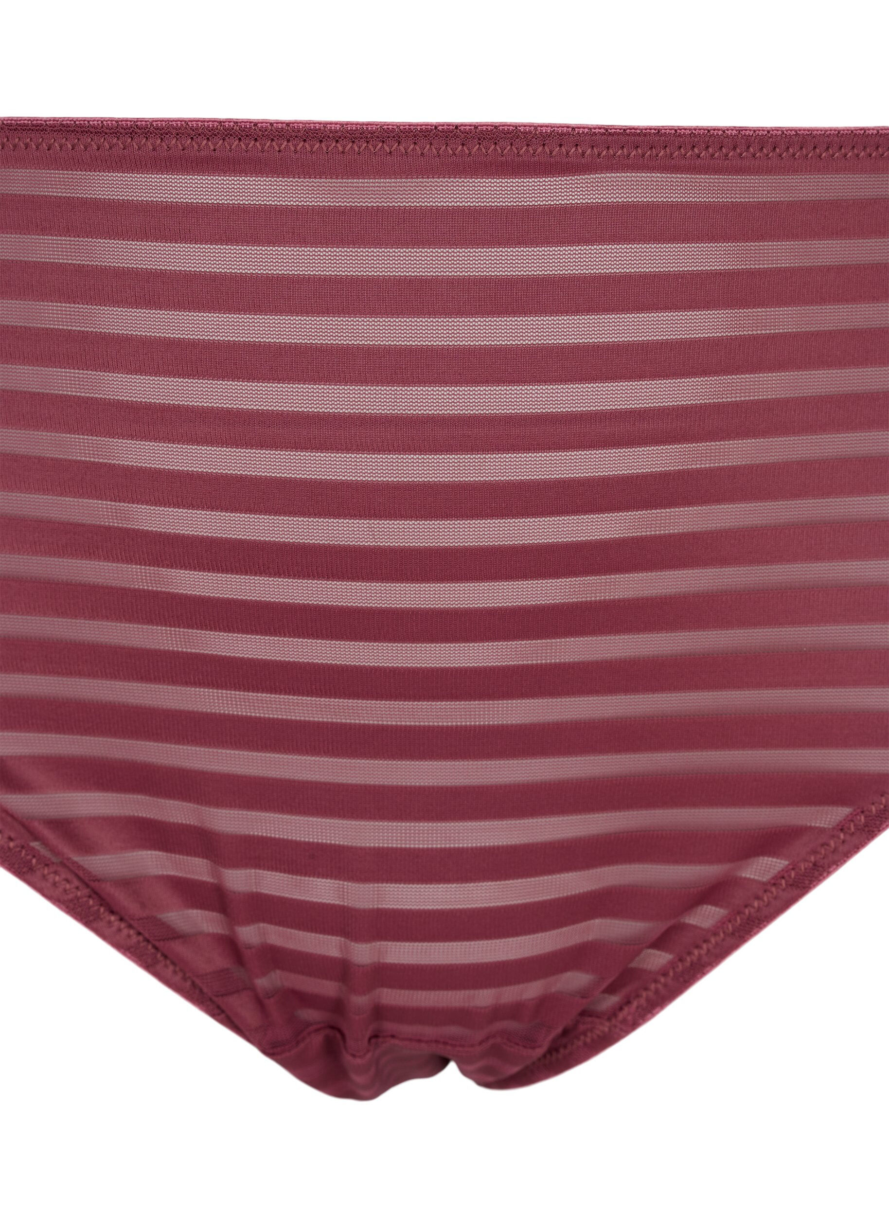 Zizzi Gestreifte Tai-Panty mit normaler Taille, Nocturne ASS, Packshot image number 2