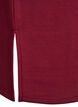 Kurzes Sweatshirtkleid mit hohem Kragen und Reißverschluss, Dunkles Bordeaux, Packshot image number 3