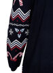 Strickkleid mit Weihnachtsmotiv und langen Ärmeln, Navy Blazer Comb, Packshot image number 3