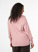 Strickbluse mit Rundhalsausschnitt, Rot, Model image number 2