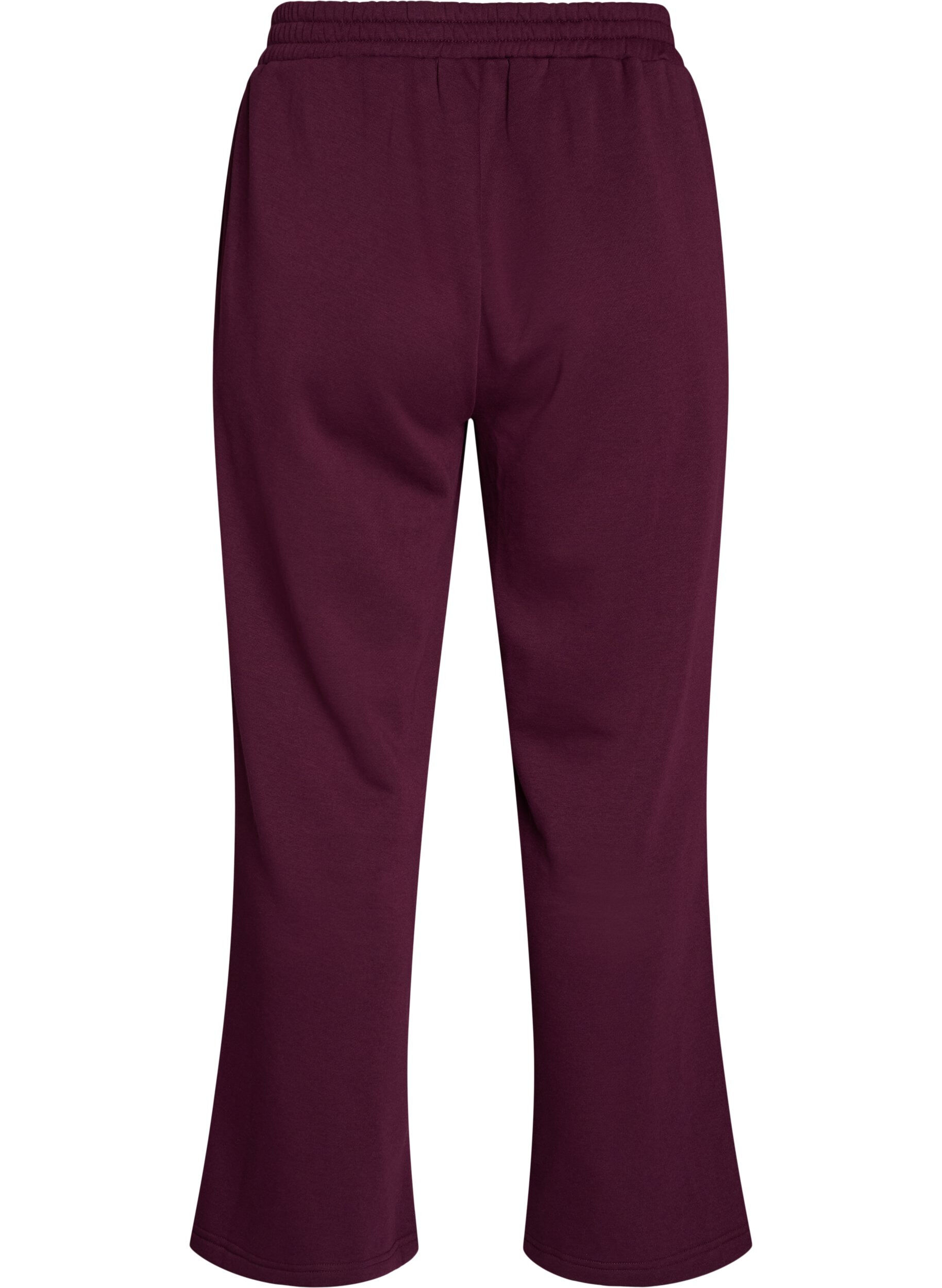 ZizziHoch taillierte Sweatpants mit weitem Bein, Lila, Packshot image number 1