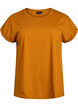 Kurz&auml;rmliges T-Shirt aus einer Baumwollmischung, Orange, Packshot image number 0