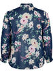 FLASH - Lang&auml;rmeliges Hemd mit Blumenprint, Navy Flower, Packshot image number 1
