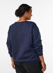 Sweatshirt mit Statement-Detail, Blau, Model image number 2