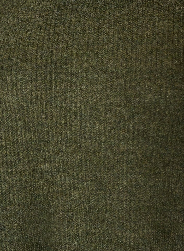 Ripppullover mit 3/4-&Auml;rmeln, Gr&uuml;n, Packshot image number 2