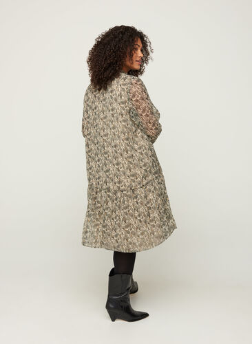 Langarm Kleid mit Paisley-Print, AOP: PAISLEY, Model image number 1