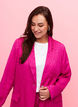 Ton-in-Ton-Jacquard-Blazer aus Viskose, Rose Violet, Model image number 2