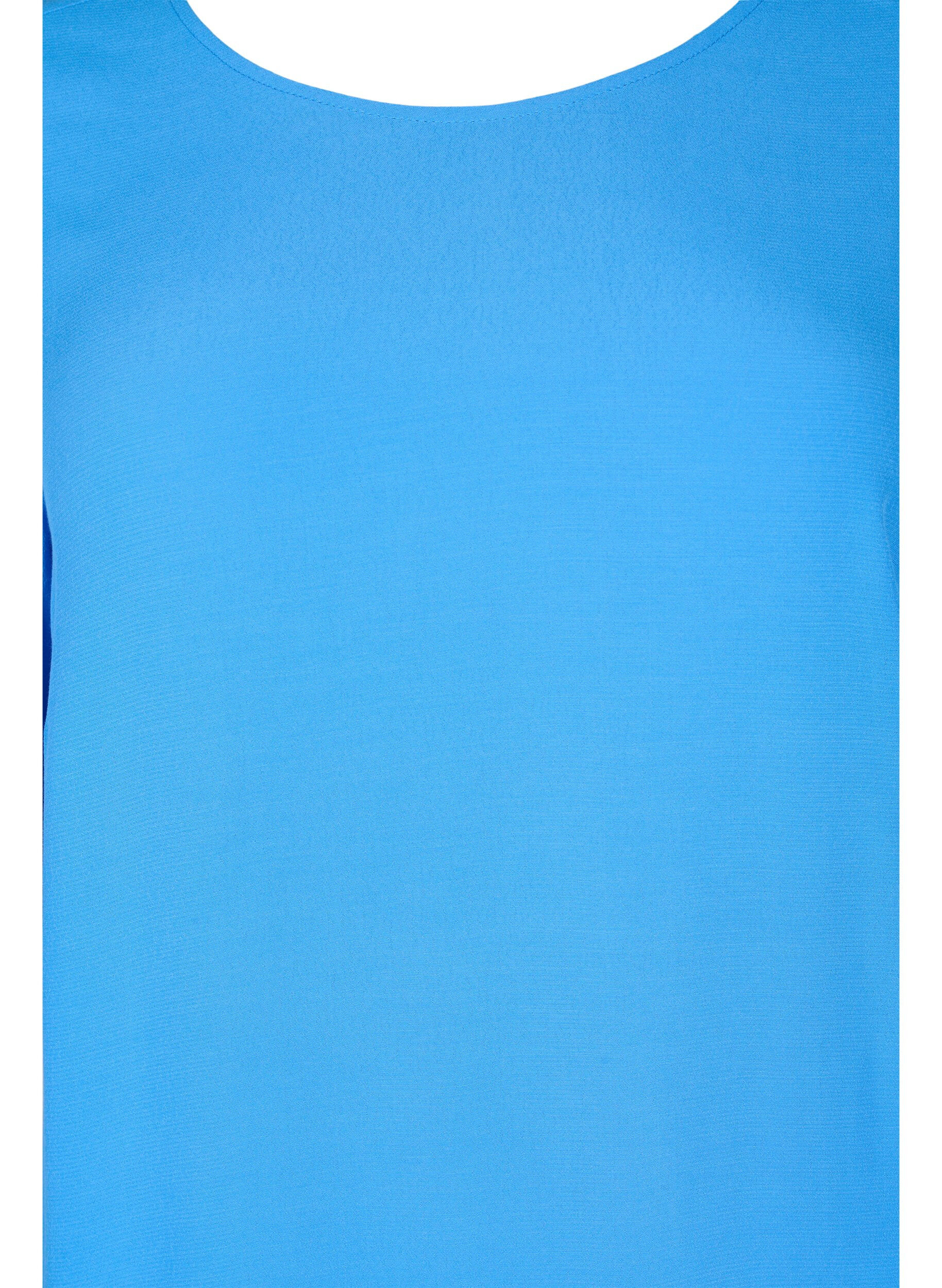 Zizzi Viskosekleid mit R&uuml;ckendetail, Regatta, Packshot image number 2