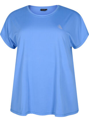 Kurzarm Trainingsshirt, Granada Sky, Packshot image number 0