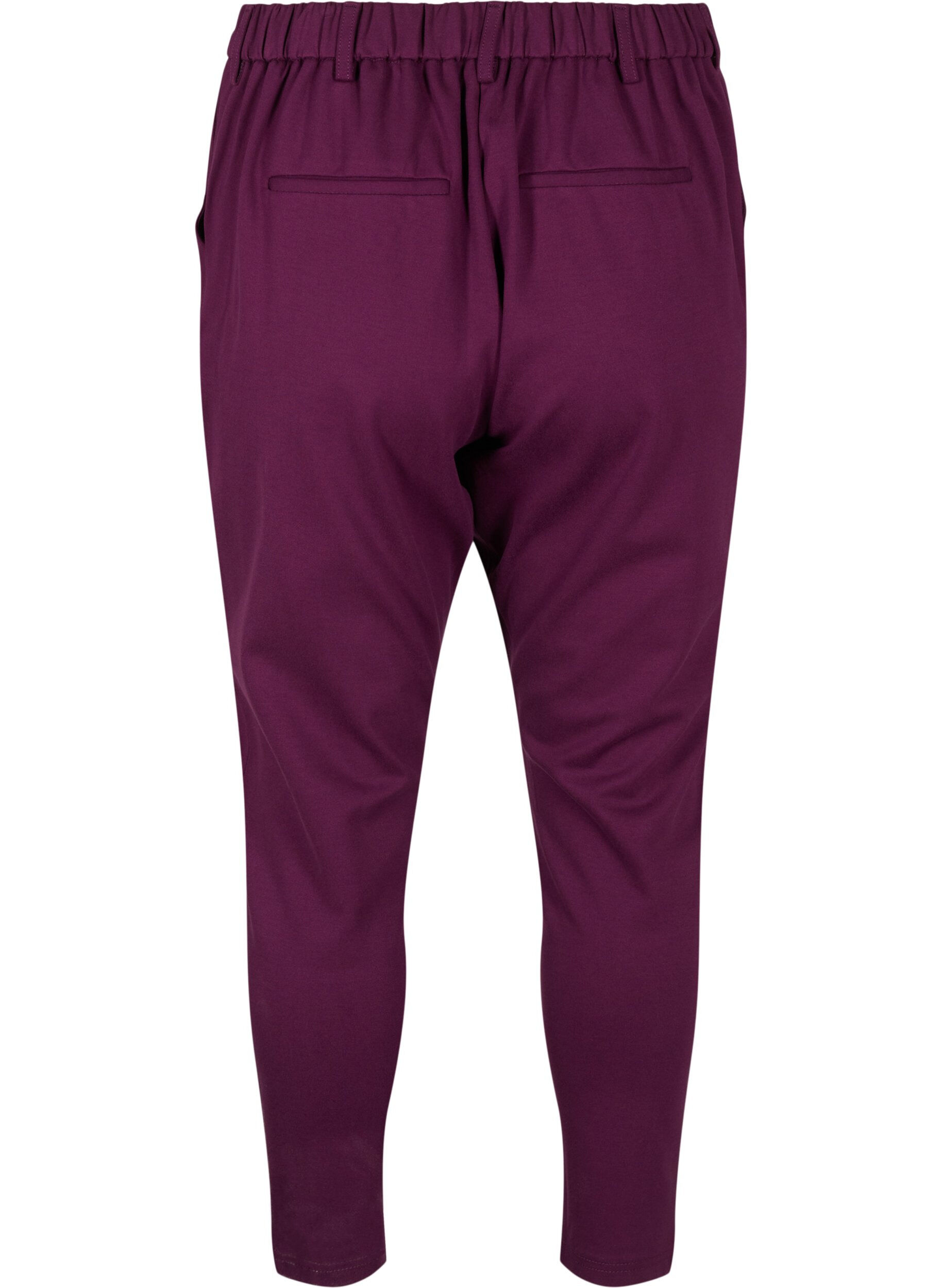 Zizzi Cropped Maddison-Hose, Lila, Packshot image number 1