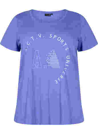Trainings-T-Shirt mit Print