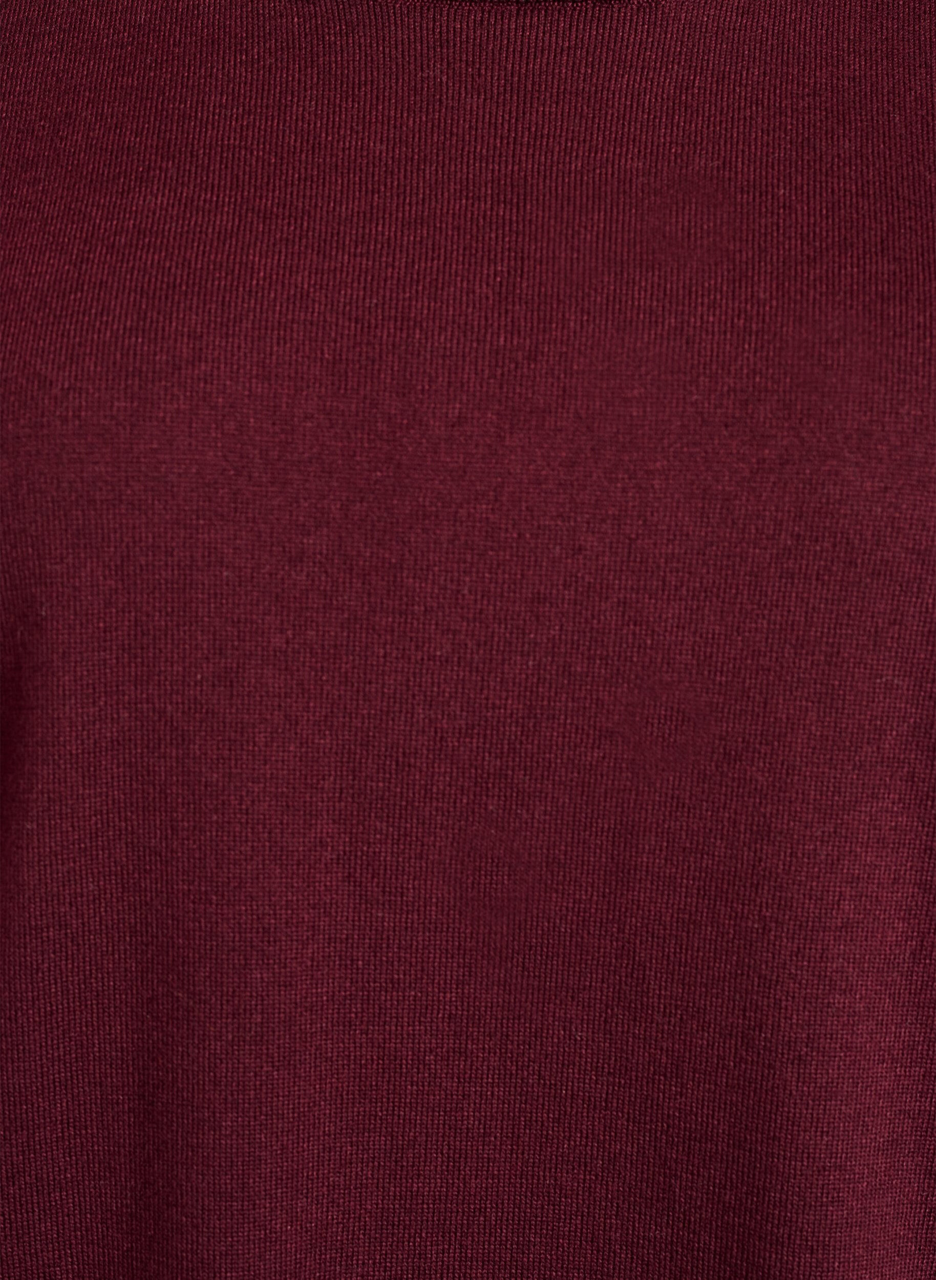 Zizzi FLASH - Fein gestrickte Bluse mit kurzen &Auml;rmeln, Rot, Packshot image number 2