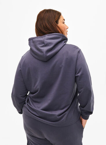 Sweatshirt-Hoodie, Ombre Blue, Model image number 1