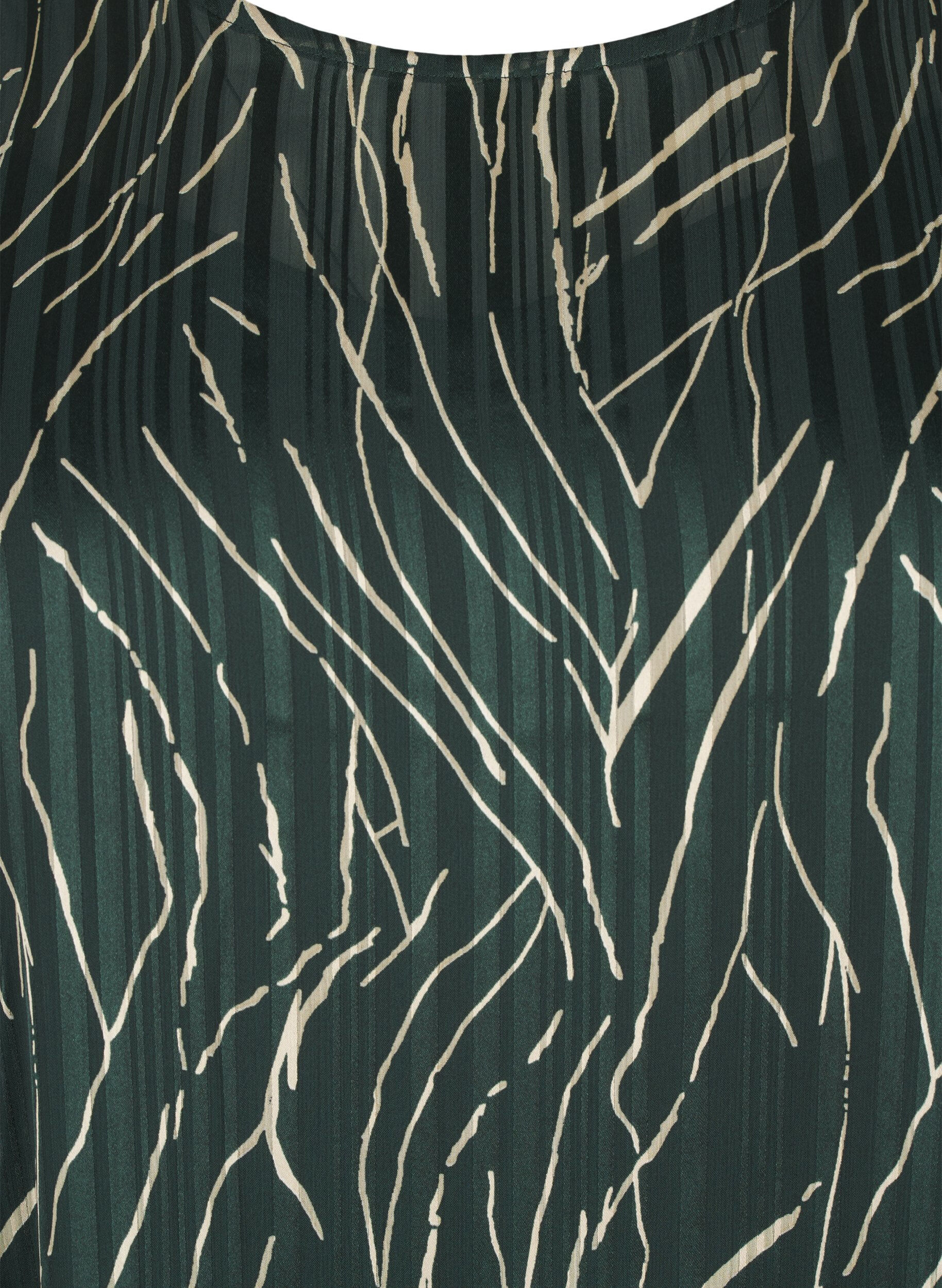 Zizzi Kurzkleid mit Print und Rundhalsausschnitt, Scarab Safari AOP, Packshot image number 2