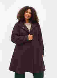 Mantel mit Kapuze in A-Form, Port Royal Mel., Model