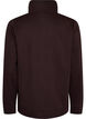 Sweatshirt mit hohem Kragen und Rei&szlig;verschluss, Braun, Packshot image number 1
