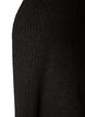 Strickjacke mit offener Front und weiten &Auml;rmeln, Schwarz, Packshot image number 2