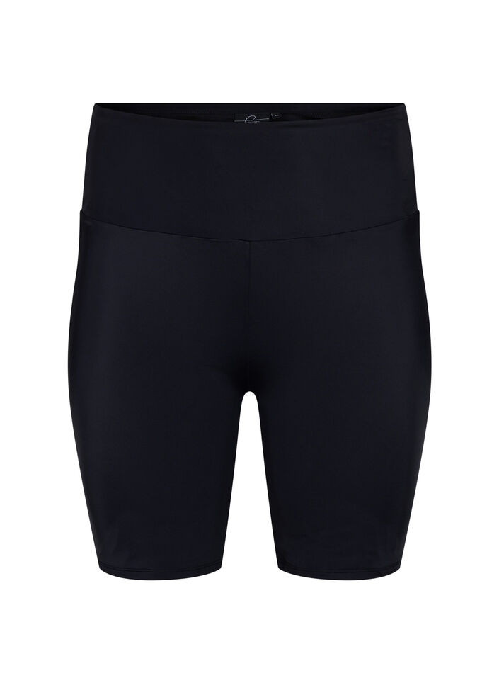 Lange Badeshorts, Schwarz, Packshot image number 0