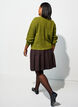 Rippenstrick Strickjacke mit Kn&ouml;pfen, Gr&uuml;n, Model image number 2