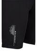 Eng anliegende Trainingsshorts mit Logo, Black, Packshot image number 3