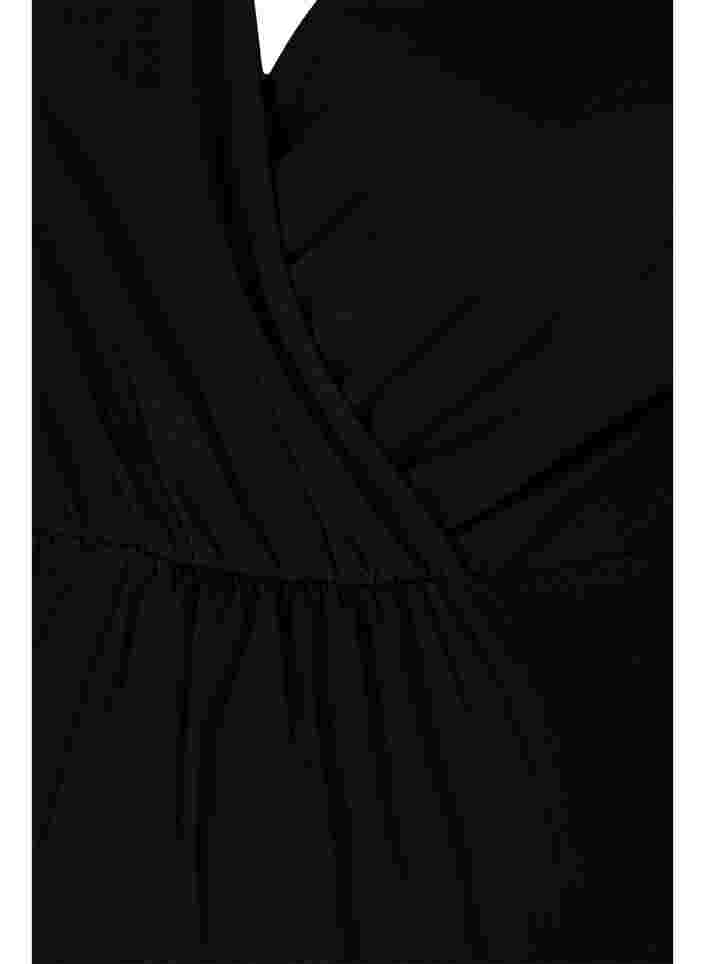 Schwangerschaftskleid aus Baumwolle, Black, Packshot image number 2