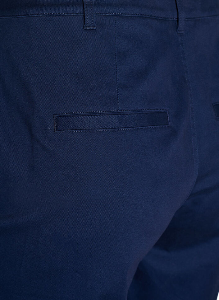 Chino Kurze Hosen mit Taschen, Blau, Packshot image number 2